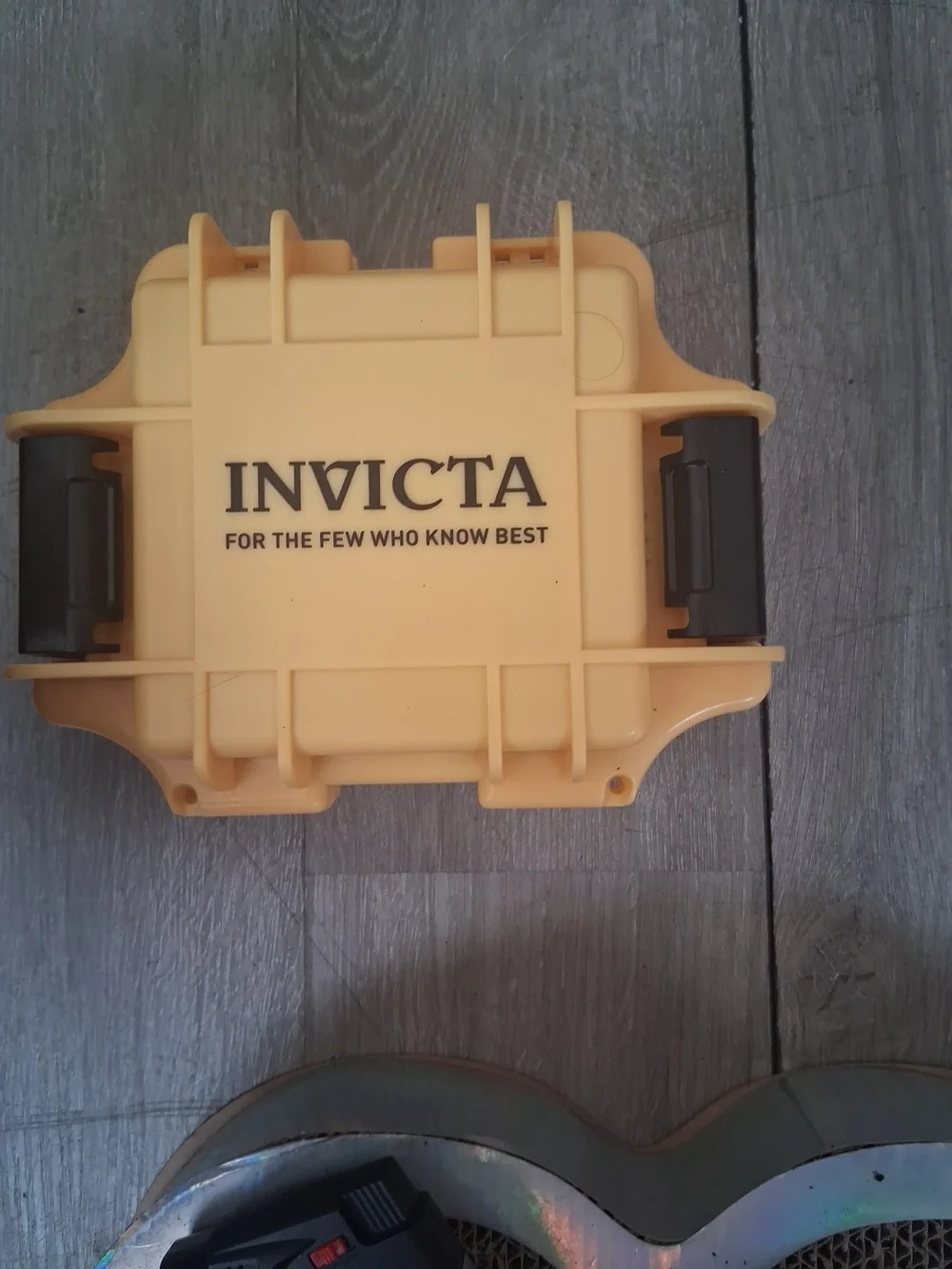 Activa x Invicta Pixel 50mm Watch ACW498-010 White/Turquoise Dial + Heavy Yellow